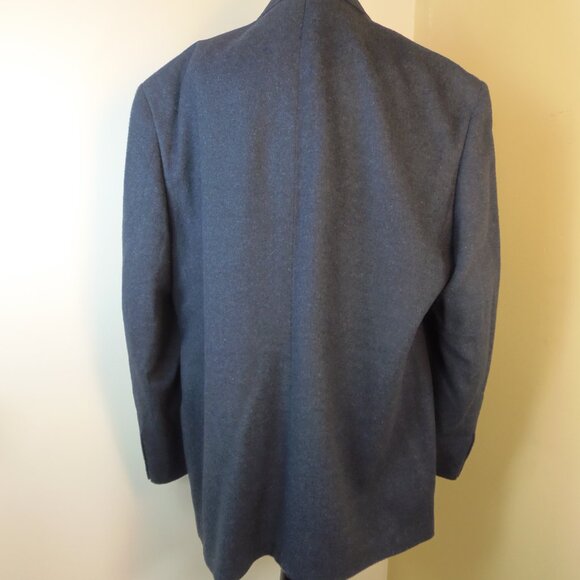 Mens 46R Dk Blue 100% Camel Hair Bill Blass Black Label Parisian Sport Jacket - Picture 10 of 10